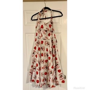 Vintage Hell Bunny halter pin up dress